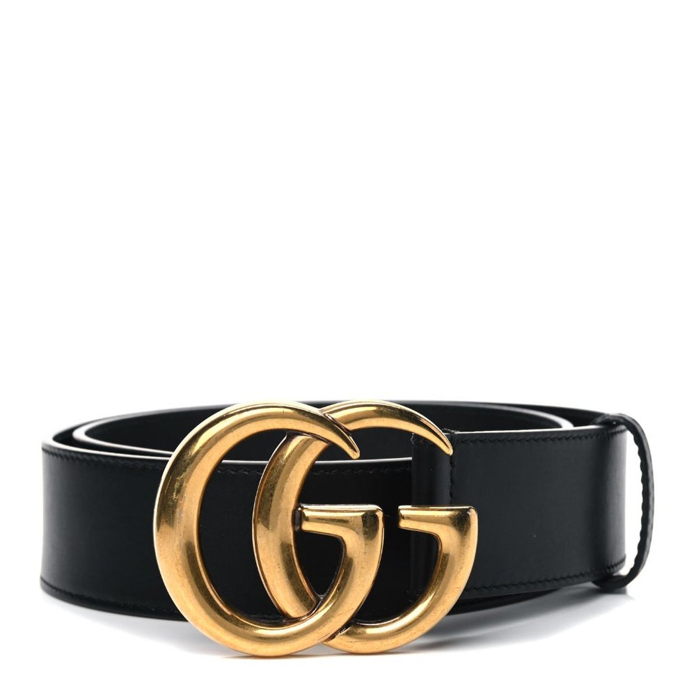Gucci Double G Leather Belt